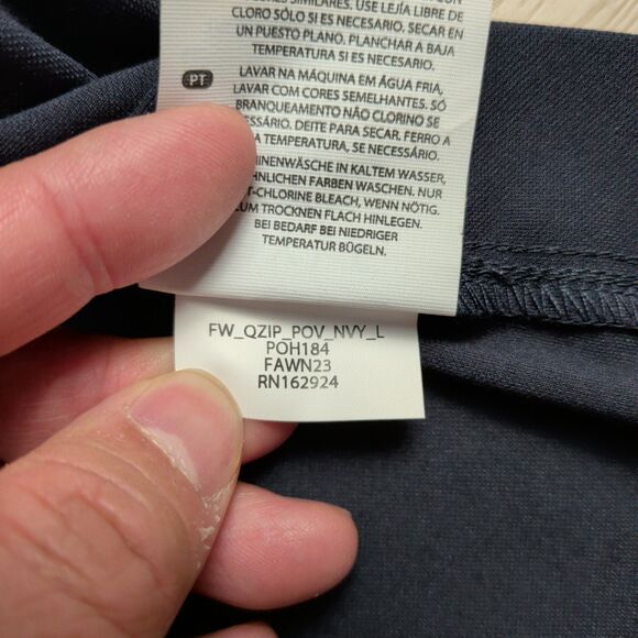 BYLT Elite Fairway Pullover Mens L Black Drop Cut Performance Athleisure NEW NWT - Picture 11 of 15